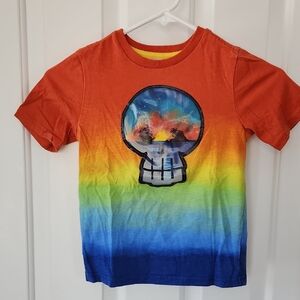 Colorful Kids T-Shirt with Skull Design